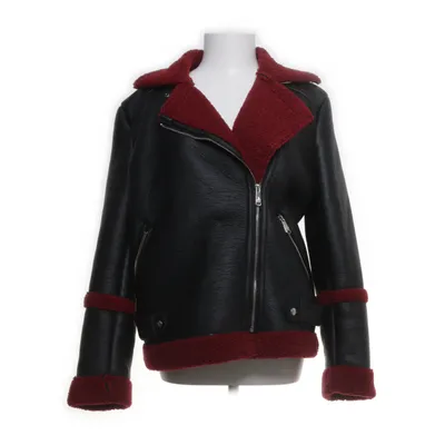 Shearlingjacka (Svart, Röd) från Sam Edelman Polyester, Polyuretan