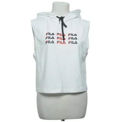Sweat à manches courtes (Blanc) de Fila Coton, Élasthane, Polyester