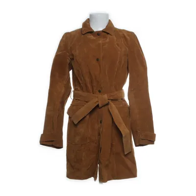 Läderkappa (Brun) från Zara Trafaluc Skinn