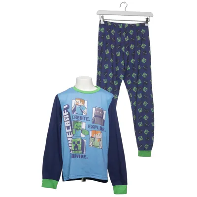 Pajamas (Blue, Green, Multicolored) from Minecraft Polyester