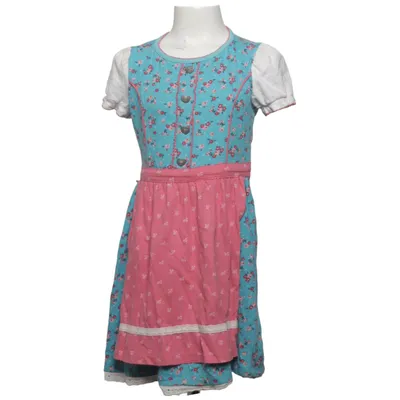 Dirndl (Blau, Pink, Mehrfarbig) von Kids Baumwolle, Elasthan