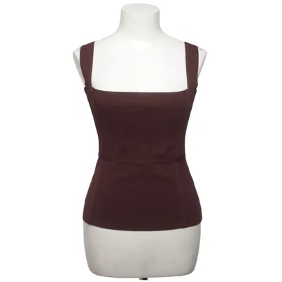 Tank Top (Brown) from Zara Polyamide, Viscose