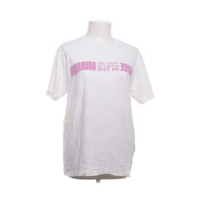 T-shirt (Vit, Rosa) från Earth Positive Ekologisk bomull