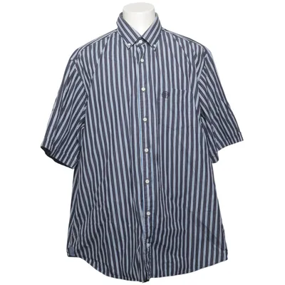 Short sleeve shirt (Blue, White) from Blue Harbour Cotton