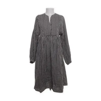 Dress (Brown, White) from Knowledge Cotton Apparel Organic cotton, Recycled polyester