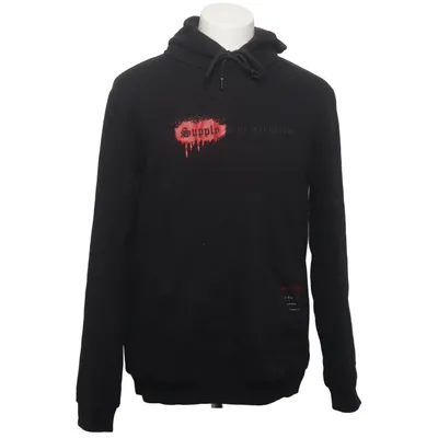 Sweat à capuche (Noir) de Supply & Demand Coton, Élasthane, Polyester