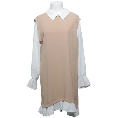 Klänning (Beige, Vit) från Gulins