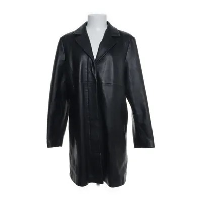 Läderkappa (Svart) från Croft&Barrow Polyester, Skinn