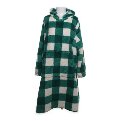 Hoodiekjole (Grøn, Hvid) fra Hema Genanvendt polyester