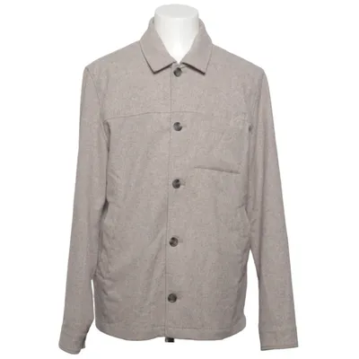 Överskjorta (Beige) från Lindbergh Elastan, Polyester, Ull
