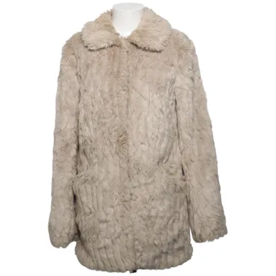 Vinterkappa (Beige) från VILA Clothes Akryl, Polyester