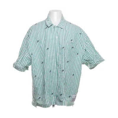 Kortärmad skjorta (Grön, Vit) från Sergio Tacchini Bomull, Elastan