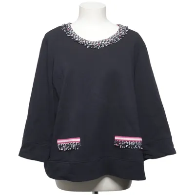 Sweatshirt (Zwart) van Just White Katoen, Elastaan