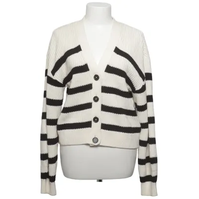 Cardigan (White, Multicolored) from H&M Cotton, Acrylic