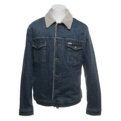 Fodrad jeansjacka (Blå, Beige) från Wrangler Bomull, Elastan