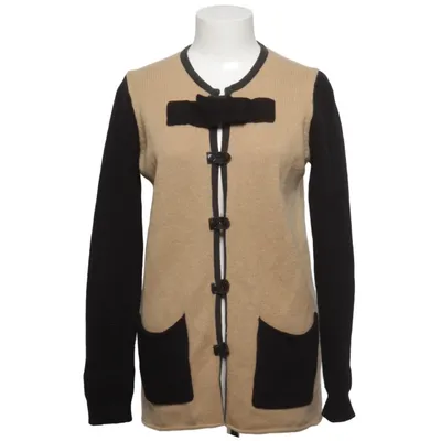 Cardigan (Beige, Sort) fra By Malene Birger