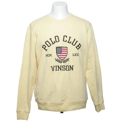 Sweatshirt (Jaune) de Vinson Polo Club Coton, Polyester
