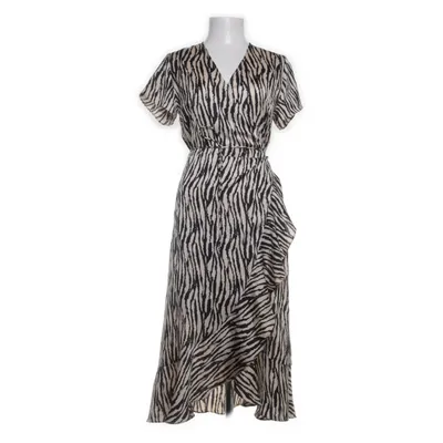 Omlottklänning (Beige, Svart) från Neo Noir Polyester