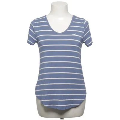 T-shirt (Bleu, Blanc) de Hollister Élasthane, Viscose