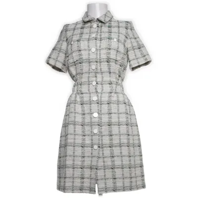 Shirt dress (White, Multicolored) from Paule KA Acrylic, Cotton, Elastane, Polyamide, Polyester