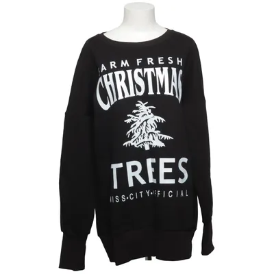 Sweatshirt (Black) from Miss City Official Cotton, Elastane