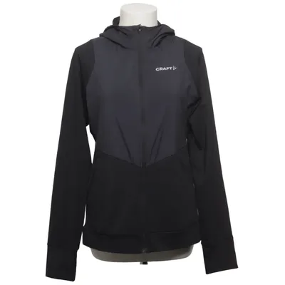 Huvtröja (Svart, Grå) från Craft Elastan, Återvunnen polyester