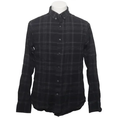 Flannel shirt (Gray, Black) from Bruun & Stengade Cotton
