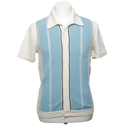 Pikétröja (Blå, Beige, Svart) från Grand Le Mar Merinoull