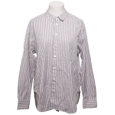 Shirt (Gray, White) from Rossana Diva Cotton, Lyocell