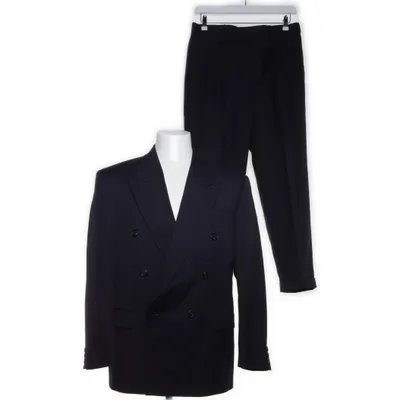 Kostym (Blå) från Cavaliere Ull, Polyester