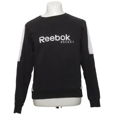 Sweatshirt (Noir, Blanc) de Reebok Hockey Coton, Polyester
