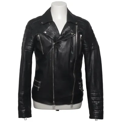 Bikerjakke (Biker 942) fra Goosecraft Bomuld, Læder, Polyester