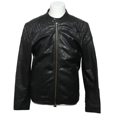 Læderjakke (SHNEWRYAN LEATHER JACKET NOOS) fra Selected Homme Læder, Polyester