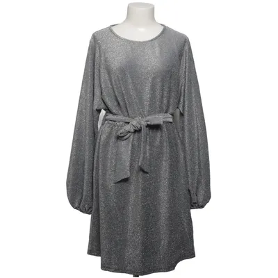 Klänning (Mini Ballon Sleeve Dress) från Iva Nikolina x NA-KD Elastan, Metallfiber, Polyamid