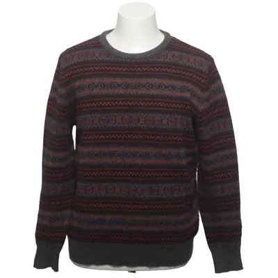 Trui (Grijs, Rood, Meerkleurig) van Dressmann Acryl, Polyamide, Wol