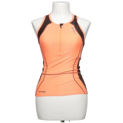 Sports tank top (Orange, Black) from 2XU Elastane, Polyamide