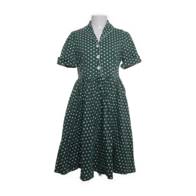 Dress (Green) from Lindy Bop Cotton, Elastane, Polyester