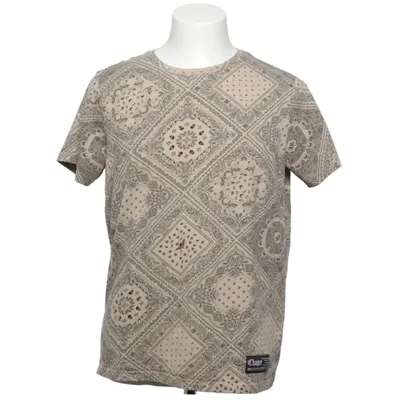 T-shirt (Beige, Zwart) van Chapter Katoen