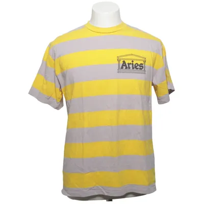 T-shirt (Yellow, Gray) from Aries Cotton