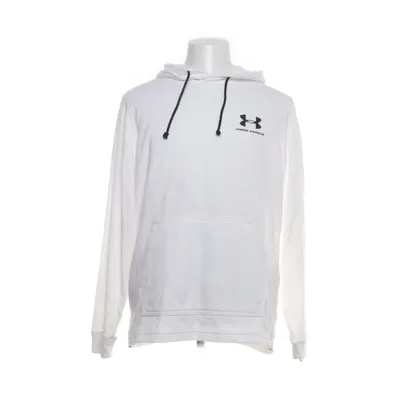 Huvtröja (Vit) från Under Armour Bomull, Polyester