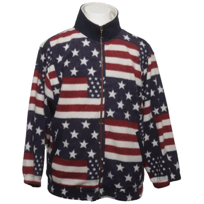 Fleecejacke (Blau, Rot, Weiß) von LETSGO Polyester