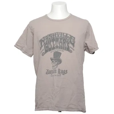 T-shirt (Beige) fra Japan Rags Bomuld