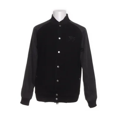 Bomber jacket (Gray, Black) from Junkyard Polyester, Wool