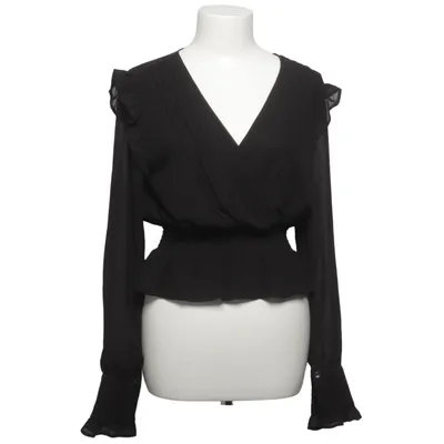 Omlottblus (Svart) från NA-KD Reborn Polyester
