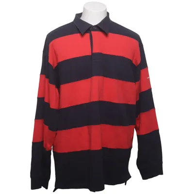 Rugby Shirt (Blau, Rot) von Sebago Marine Classics Baumwolle