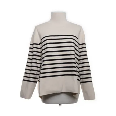 Sweater (Beige, Black) from H&M Modern Classic Polyamide, Viscose, Polyester