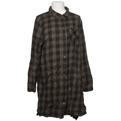 Shirt dress (Green, Black) from TrulyMine Cotton
