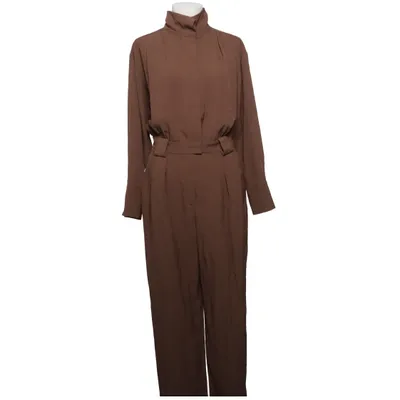 Byxdress (Brun) från Massimo Dutti Acetat