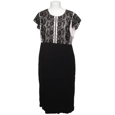 Klänning (Svart, Rosa) från Godske Polyester, Viskos