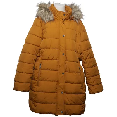 Vinterkappa (Gul) från ONLY Carmakoma Polyester